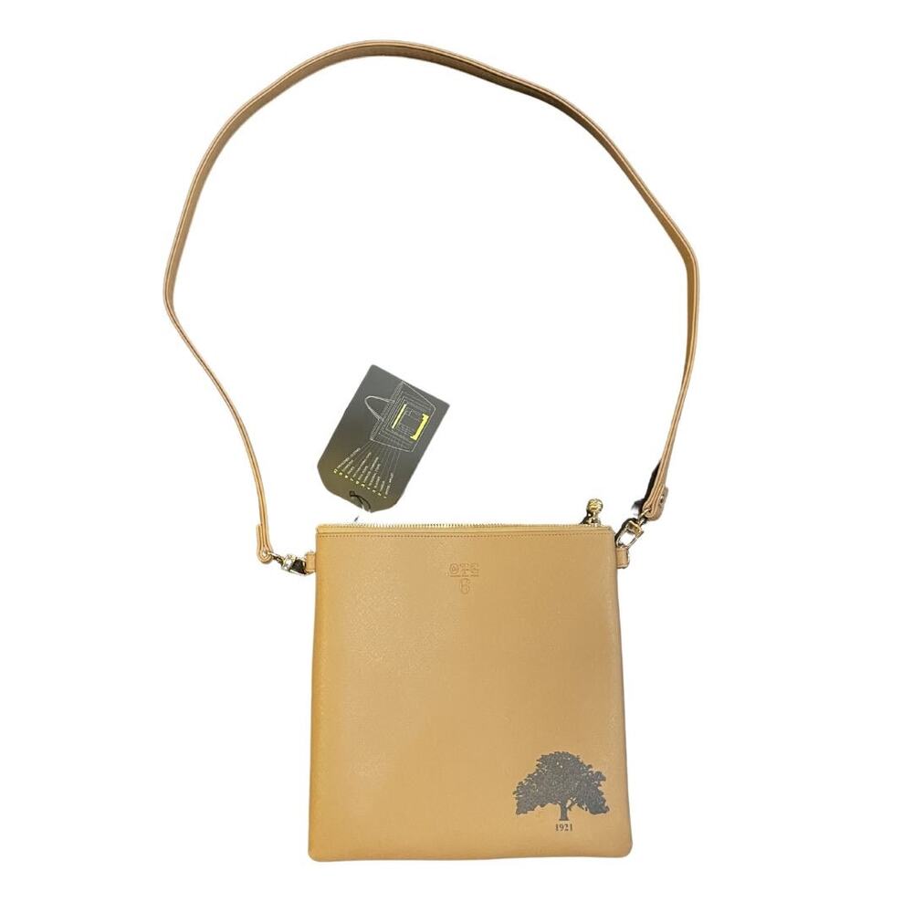 OTG 247 Timberland Crossbody Tan Bag Faux Leather Minimalist Compact NWT